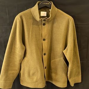 Billy Reid fleece jacket, olive color, XXL